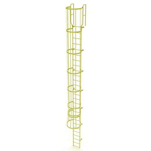 TRI-ARC - Rolling & Wall Mounted Ladders & Platforms Type: Fixed Ladder Style: Safety Cage - Apex Tool & Supply