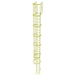 TRI-ARC - Rolling & Wall Mounted Ladders & Platforms Type: Fixed Ladder Style: Safety Cage - Apex Tool & Supply