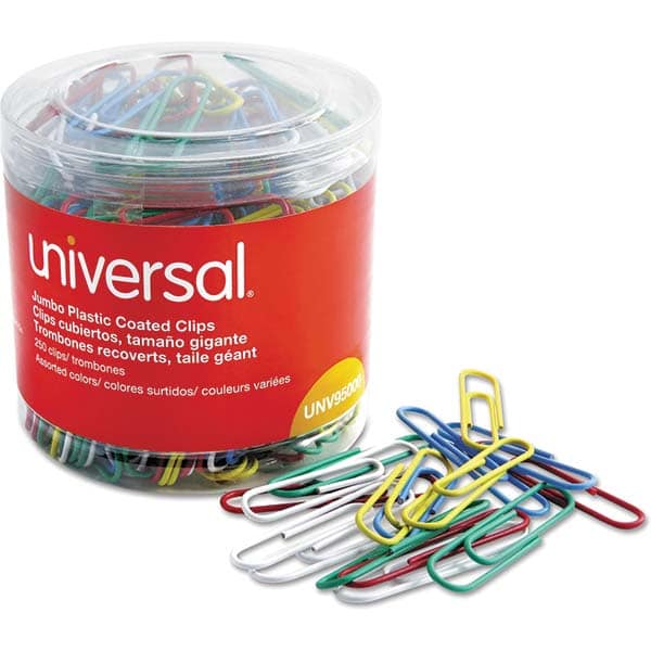 UNIVERSAL - Binder Clips Binder Type: Paper Fastener Color: Assorted - Apex Tool & Supply