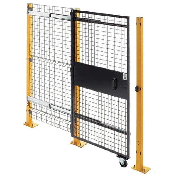 Husky - 4' Wide x 8' High, Sliding Door for Temporary Structures - Apex Tool & Supply