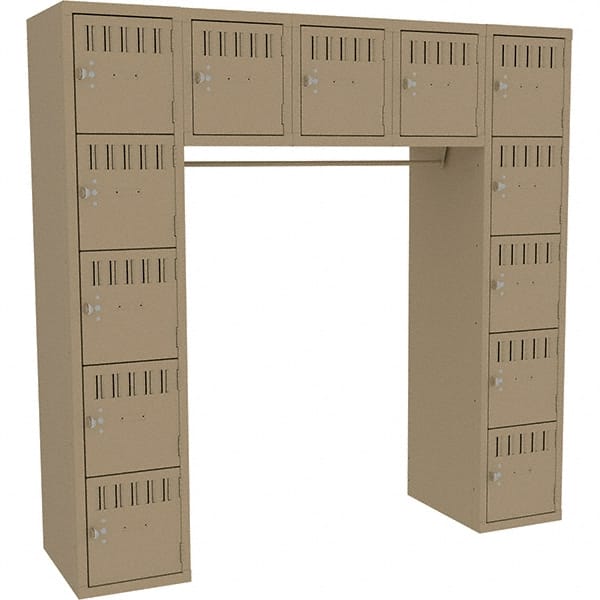 Tennsco - 15 Door, 15 Tier, Welded Locker - Apex Tool & Supply