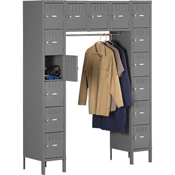 Tennsco - 15 Door, 15 Tier, Welded Locker - Apex Tool & Supply
