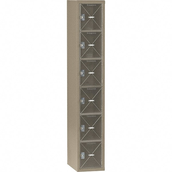 Tennsco - 6 Door, 6 Tier, Welded Locker - Apex Tool & Supply