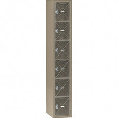 Tennsco - 6 Door, 6 Tier, Welded Locker - Apex Tool & Supply