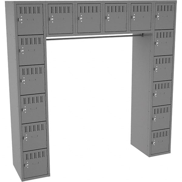 Tennsco - 16 Door, 16 Tier, Locker - Apex Tool & Supply