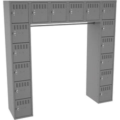 Tennsco - 16 Door, 16 Tier, Welded Locker - Apex Tool & Supply