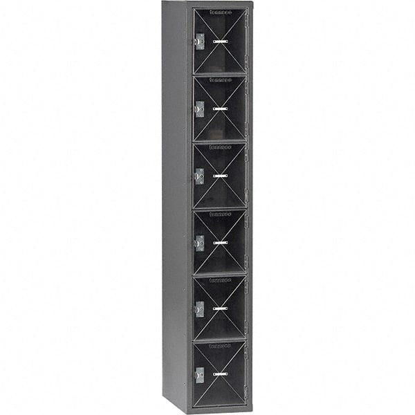 Tennsco - 6 Door, 6 Tier, Welded Locker - Apex Tool & Supply