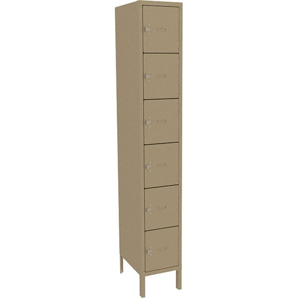 Tennsco - 6 Door, 6 Tier, Welded Locker - Apex Tool & Supply