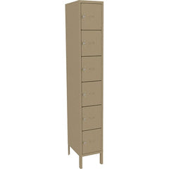 Tennsco - 6 Door, 6 Tier, Welded Locker - Apex Tool & Supply