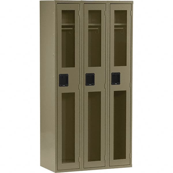 Tennsco - 3 Door, Single Tier, Welded Locker - Apex Tool & Supply