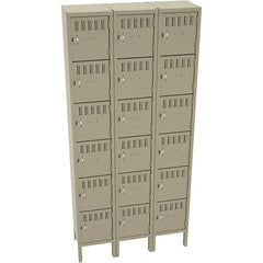 Tennsco - 18 Door, 6 Tier, Locker - Apex Tool & Supply