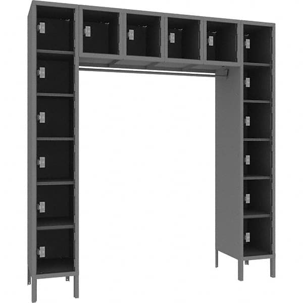 Tennsco - 16 Door, Single Tier, Welded Locker - Apex Tool & Supply