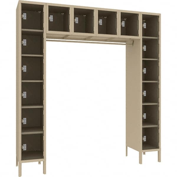 Tennsco - 16 Door, Single Tier, Welded Locker - Apex Tool & Supply