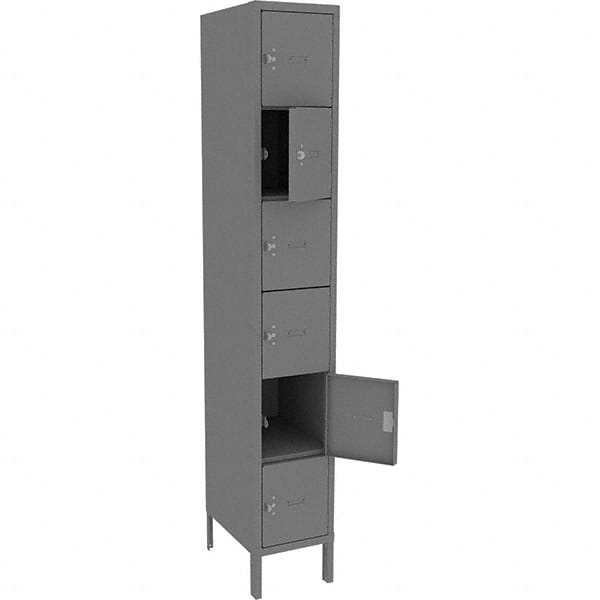 Tennsco - 6 Door, 6 Tier, Welded Locker - Apex Tool & Supply