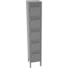 Tennsco - 5 Door, 5 Tier, Welded Locker - Apex Tool & Supply