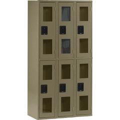Tennsco - 6 Door, Double Tier, Welded Locker - Apex Tool & Supply