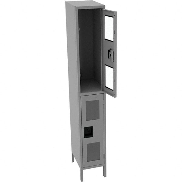 Tennsco - 2 Door, Double Tier, Welded Locker - Apex Tool & Supply
