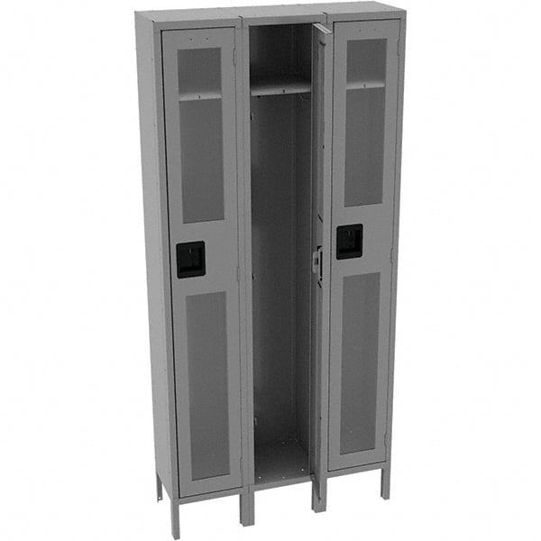 Tennsco - 3 Door, Single Tier, Welded Locker - Apex Tool & Supply