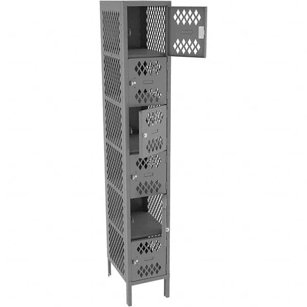 Tennsco - 6 Door, 6 Tier, Welded Locker - Apex Tool & Supply