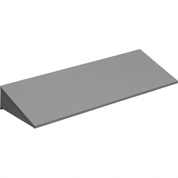 Tennsco - 36" Wide x 6" High x 12" Deep, Locker Slope Top - Apex Tool & Supply