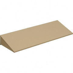 Tennsco - 36" Wide x 6" High x 15" Deep, Locker Slope Top - Apex Tool & Supply