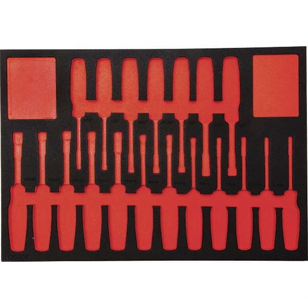 Proto - Tool Box Case & Cabinet Inserts Type: Foam Insert For Use With: J12000 - Apex Tool & Supply