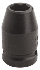 Proto - 3/8" Drive, Power Socket - 6 Points, 1-3/32" OAL - Apex Tool & Supply