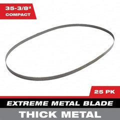 Milwaukee Tool - 2' 11-3/8" x 0.8" x 0.02" 8-10 TPI Bi-Metal Portable Band Saw Blade - Apex Tool & Supply