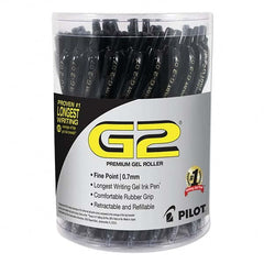 Pilot - Pens & Pencils Type: Gel Roller Ball Pen Color: Black - Apex Tool & Supply