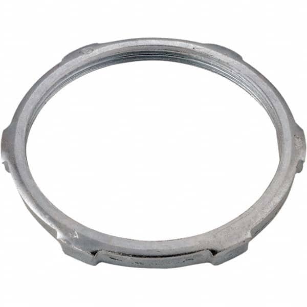 Hubbell-Raco - 4" Trade Rigid/Intermediate (IMC) Conduit Locknut - Apex Tool & Supply