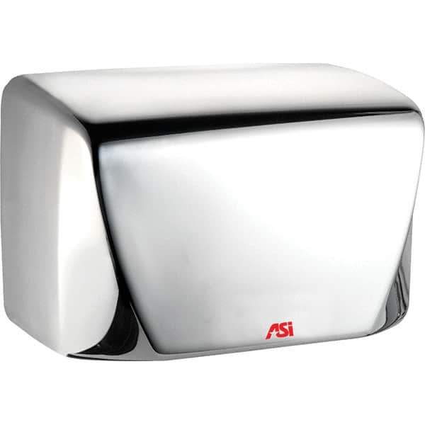 ASI-American Specialties, Inc. - 1000 Watt Satin Stainless Steel Finish Electric Hand Dryer - 110/120 Volts, 10.4 Amps, 9-25/32" Wide x 6-5/8" High x 5-13/32" Deep - Apex Tool & Supply