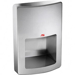 ASI-American Specialties, Inc. - 1000 Watt Satin Stainless Steel Finish Electric Hand Dryer - 120 Volts, 8.3 Amps, 11" Wide x 15-1/2" High x 5-23/32" Deep - Apex Tool & Supply