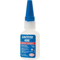 Loctite - 1 oz Bottle Clear Instant Adhesive - 498 SUPERBONDER 1OZ LOCTITE SPDBNDER ADHS - Apex Tool & Supply