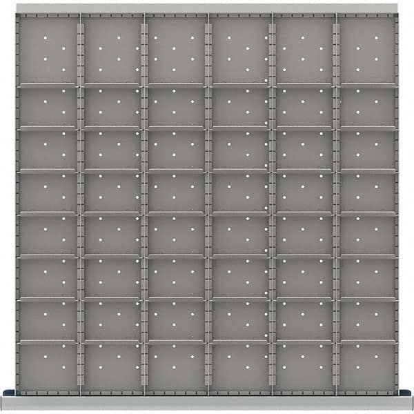 LISTA - 48-Compartment Drawer Divider Layout for 3.15" High Drawers - Apex Tool & Supply