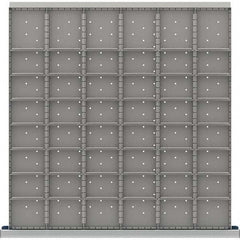 LISTA - 48-Compartment Drawer Divider Layout for 3.15" High Drawers - Apex Tool & Supply