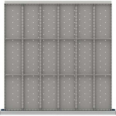 LISTA - 18-Compartment Drawer Divider Layout for 3.15" High Drawers - Apex Tool & Supply