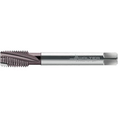 Walter-Prototyp - 1/2-13 UNC 4 Flute 2BX Semi-Bottoming Spiral Flute Tap - High Speed Steel, Bright Finish, 110mm OAL, Right Hand Flute, Right Hand Thread - Apex Tool & Supply