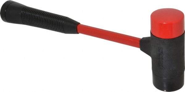 Proto - 2-1/8 Lb Head 2" Face Steel Soft Face Hammer with Tips Hammer - 14" OAL, Fiberglass Handle - Apex Tool & Supply