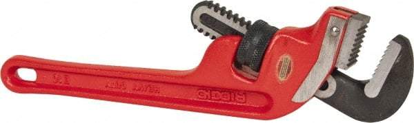 Ridgid - 10" Cast Iron & Steel End Pipe Wrench - 1-1/2" Pipe Capacity - Apex Tool & Supply