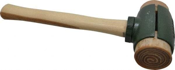 Garland - 6-1/2 Lb Head 2-3/4" Face Rawhide Split Head Hammer - Wood Handle - Apex Tool & Supply
