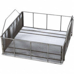 Marlin Steel Wire Products - Baskets Shape: Rectangular Material Family: Metal - Apex Tool & Supply