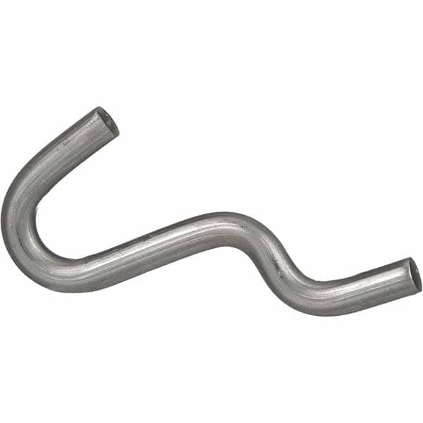 Marlin Steel Wire Products - Pegboard Hooks Type: Single Vertical End Hook Projection: 8-3/4 (Inch) - Apex Tool & Supply