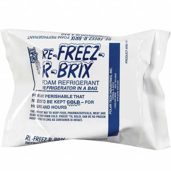Made in USA - Temperature Control Packs Type: Ice Pack Length (Inch): 4 1/2 - Apex Tool & Supply