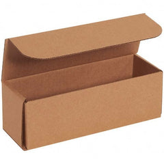 Made in USA - Pack of (50), 3" Wide x 9" Long x 3" High Corrugated Shipping Boxes - Apex Tool & Supply