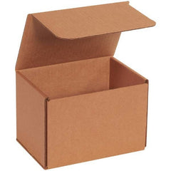 Made in USA - Pack of (50), 5" Wide x 7" Long x 5" High Corrugated Shipping Boxes - Apex Tool & Supply