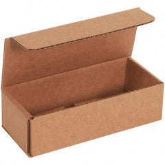 Made in USA - Pack of (50), 3" Wide x 7" Long x 2" High Corrugated Shipping Boxes - Apex Tool & Supply