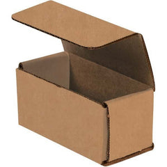 Made in USA - Pack of (50), 2" Wide x 4" Long x 2" High Corrugated Shipping Boxes - Apex Tool & Supply