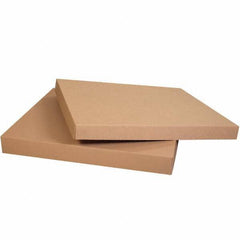 Made in USA - Pack of (5), 48-1/2" Wide x 48-1/2" Long x 5" High Corrugated Shipping Lids - Apex Tool & Supply