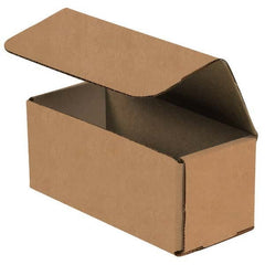 Made in USA - Pack of (50), 2" Wide x 6" Long x 2" High Corrugated Shipping Boxes - Apex Tool & Supply
