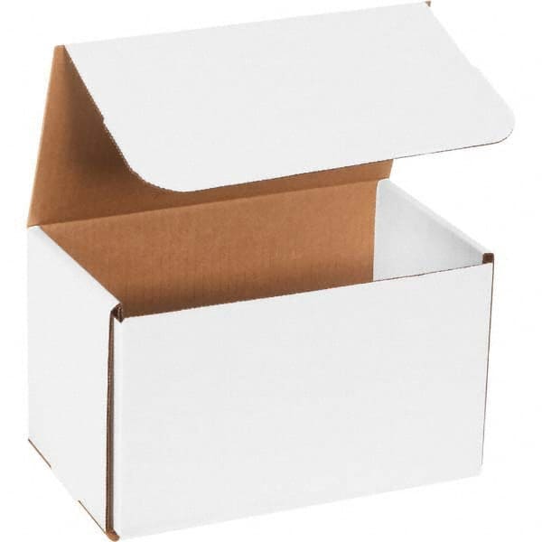 Made in USA - Pack of (50), 6" Wide x 10" Long x 5" High Corrugated Shipping Boxes - Apex Tool & Supply